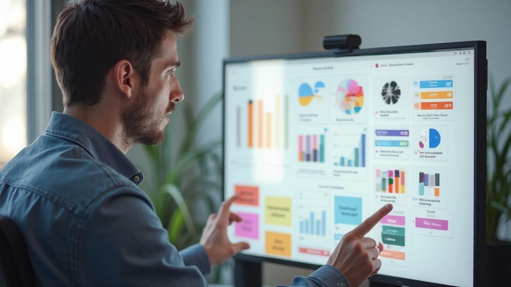 Paleta de cores, tipografia e componentes de interface organizados em documento de sistema de design